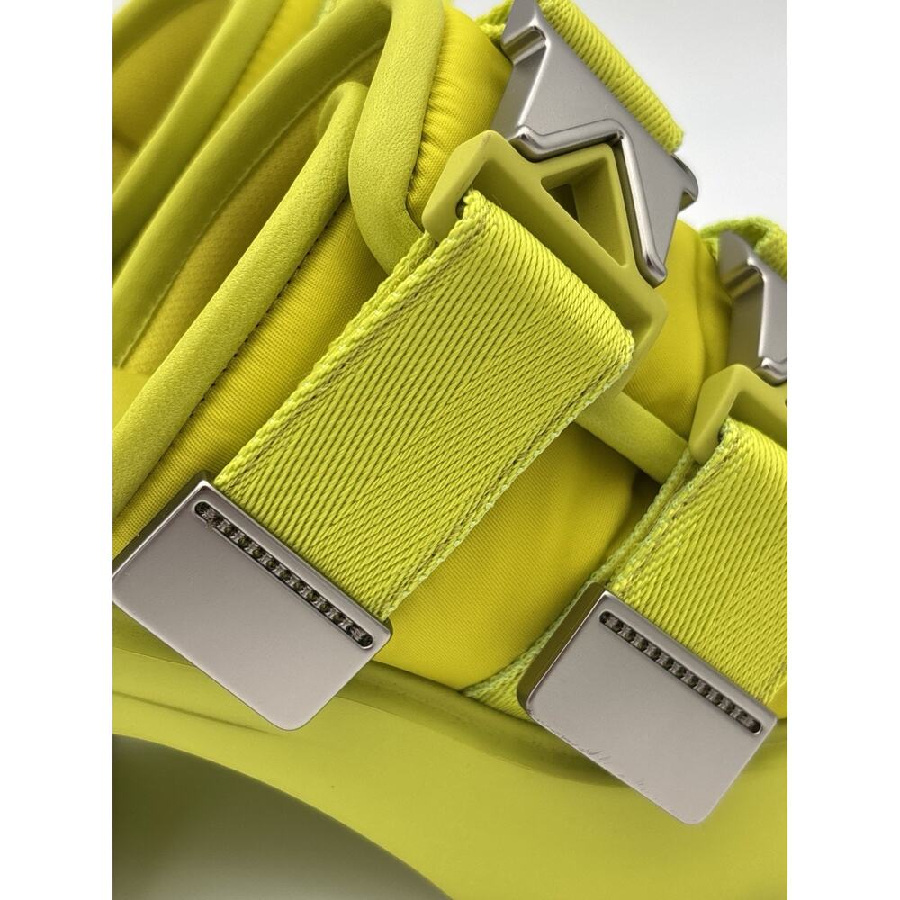 Bottega Veneta Flash Buckle Mule Sandal Neon Yellow Chartreuse Size 39 / 9 - Picture 10 of 16